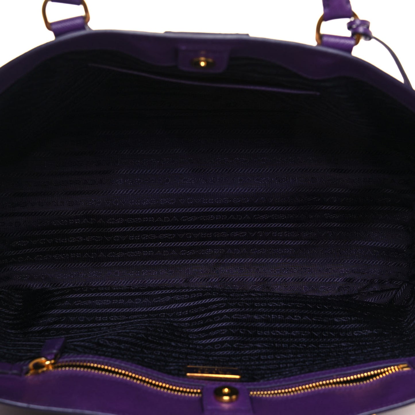Saffiano Lux Large Tote Iris
