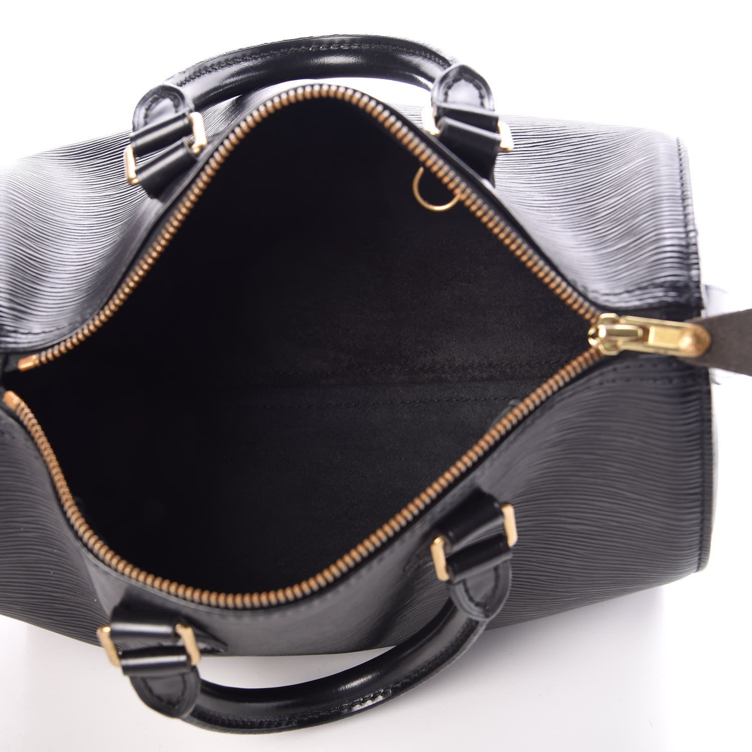 Louis Vuitton Epi Speedy 25 Black 5 of 13