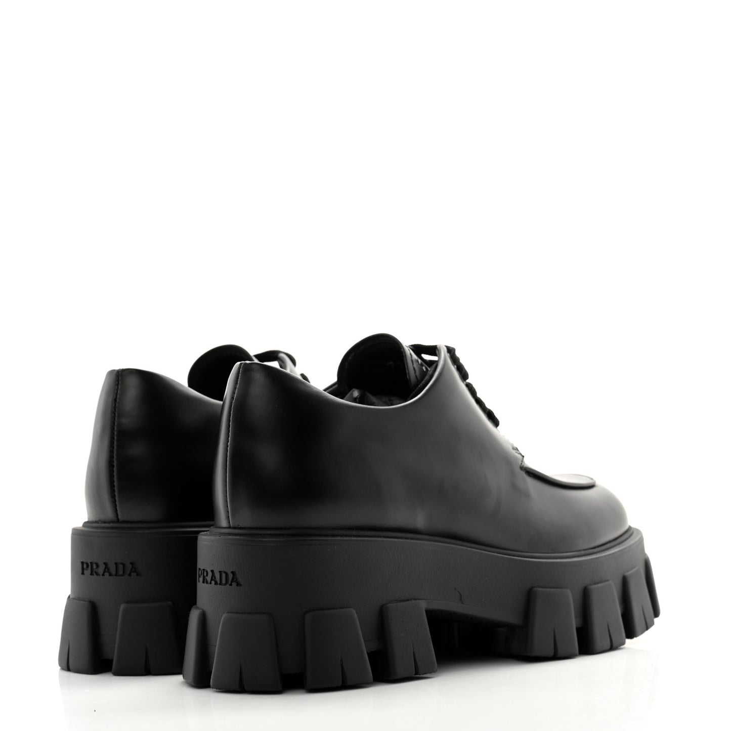 Spazzolato Rois Monolith 55mm Derby Loafers 35.5 Black
