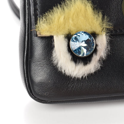 Fendi Shiny Nappa Rabbit Fur Crystal Flowerland Micro Buggie Baguette Black Mojito Multicolor 12 of 13