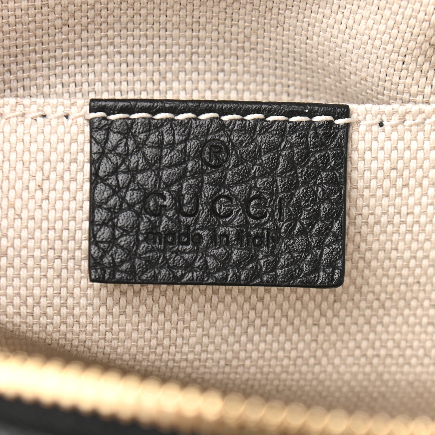 Pebbled Calfskin Small Soho Disco Bag Black