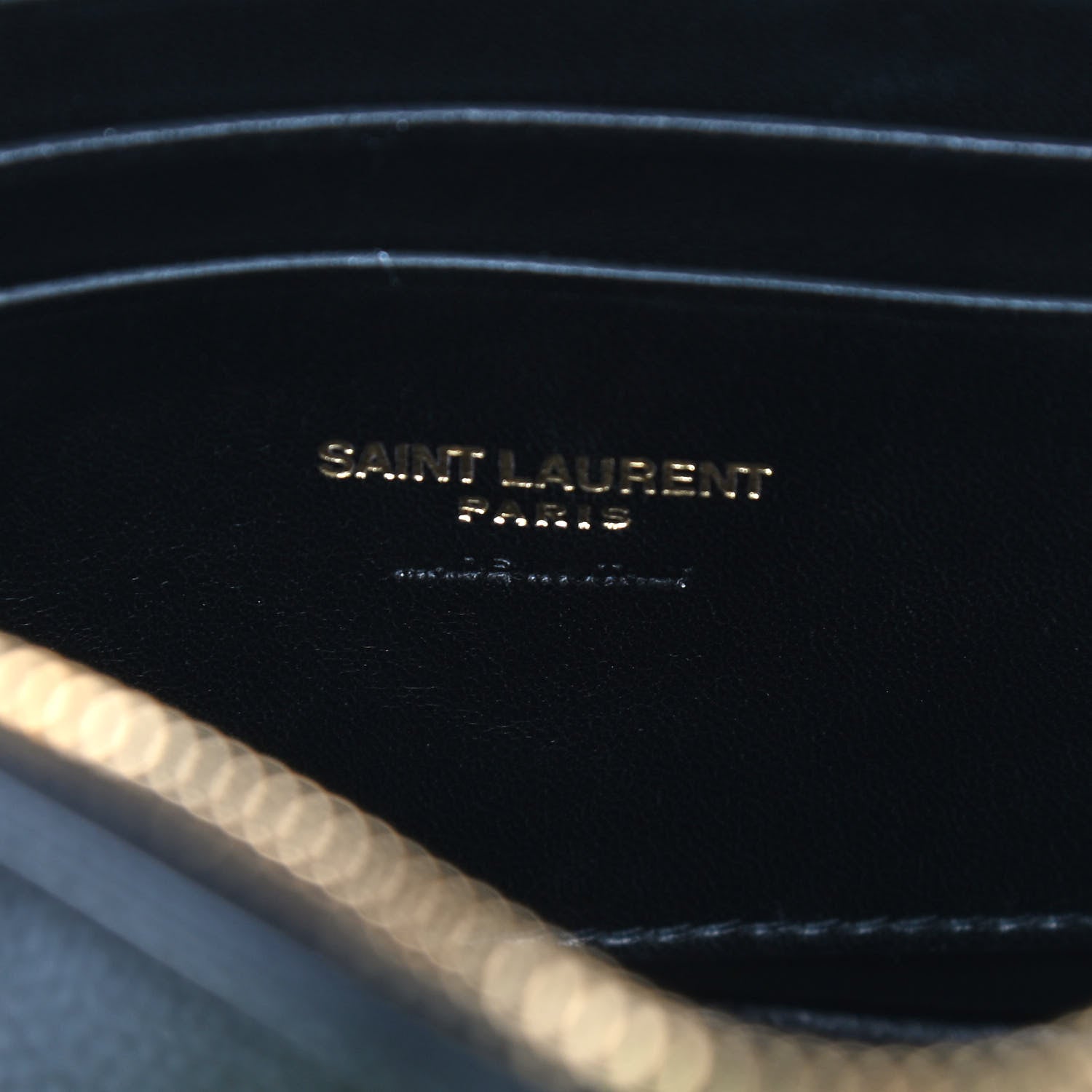 Saint Laurent Grain De Poudre Matelasse Monogram Mini Lou Camera Bag Black 6 of 9