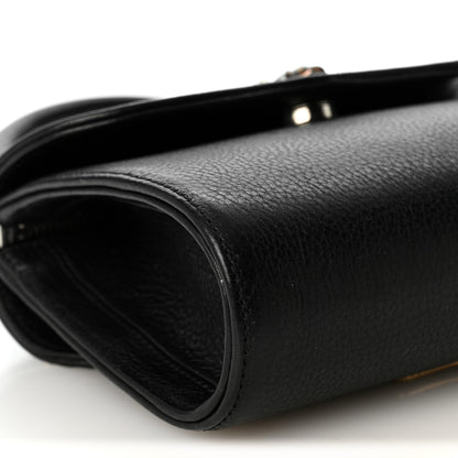 Chrome Hearts Grained Calfskin Cross Doc Adams Bag Black 15 of 19