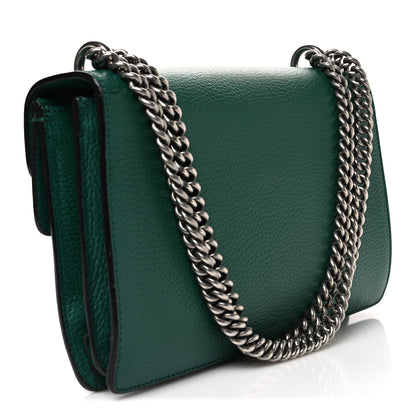Gucci Pebbled Calfskin Small Dionysus Shoulder Bag Emerald 3 of 10