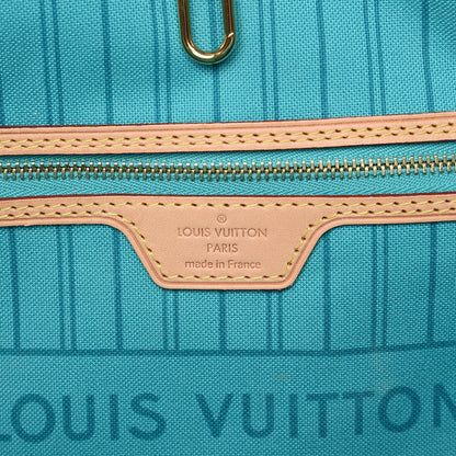Louis Vuitton Monogram V Neverfull MM Turquoise 15 of 17