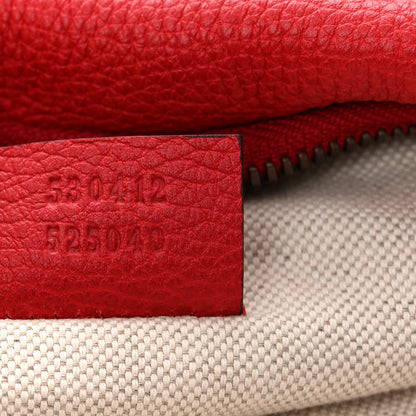 Gucci Grained Calfskin Logo Belt Bag Hibiscus Red 7 of 10