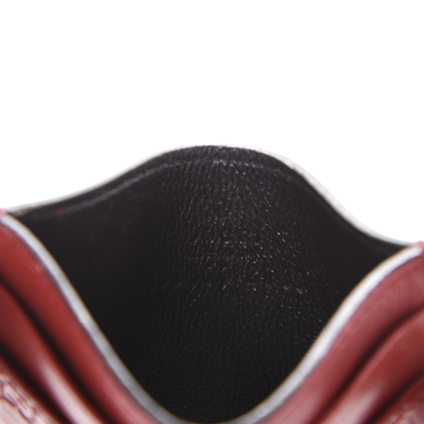 Guccissima Card Holder Hibiscus Red