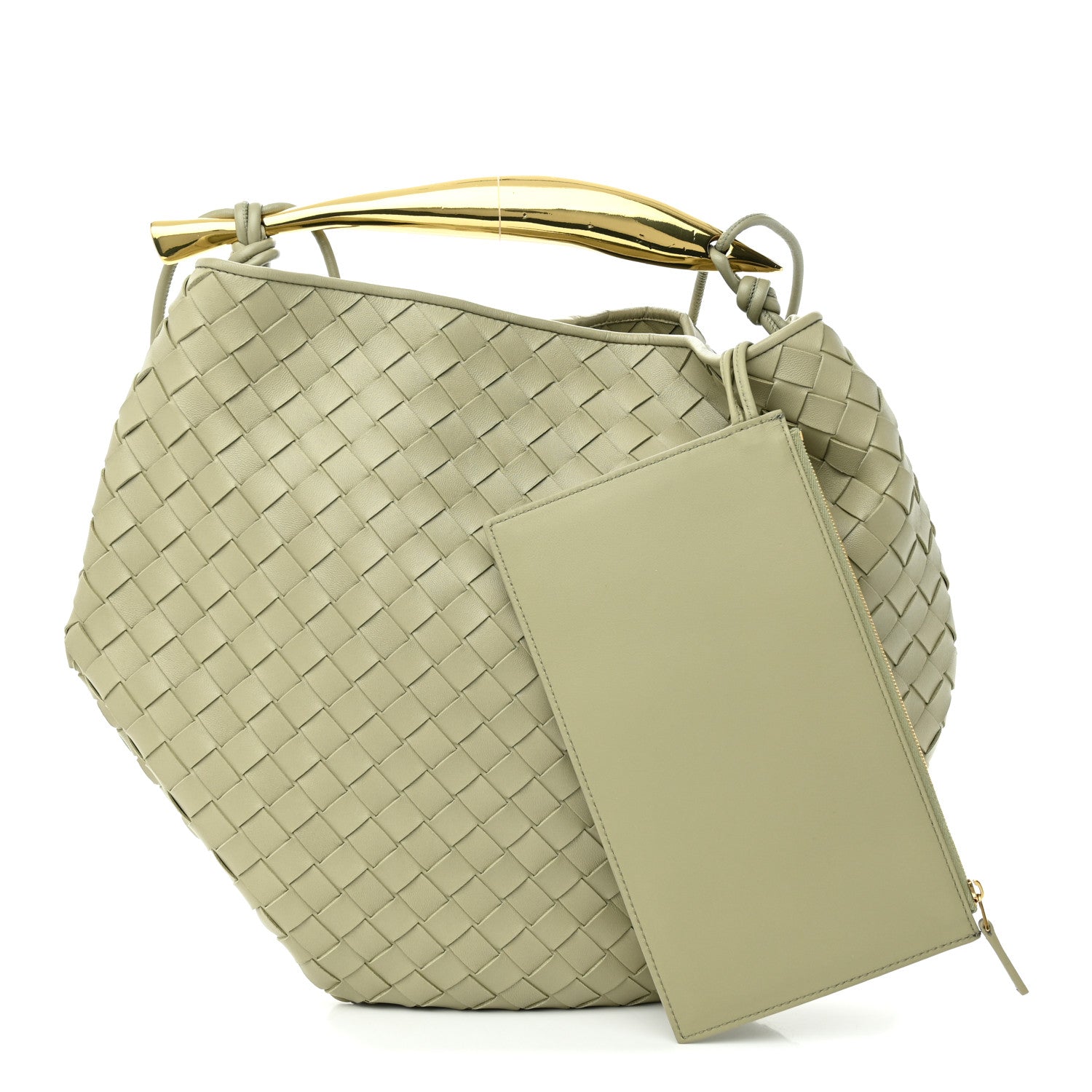 Bottega Veneta Nappa Intrecciato Medium Sardine Bag Travertine 1 of 13