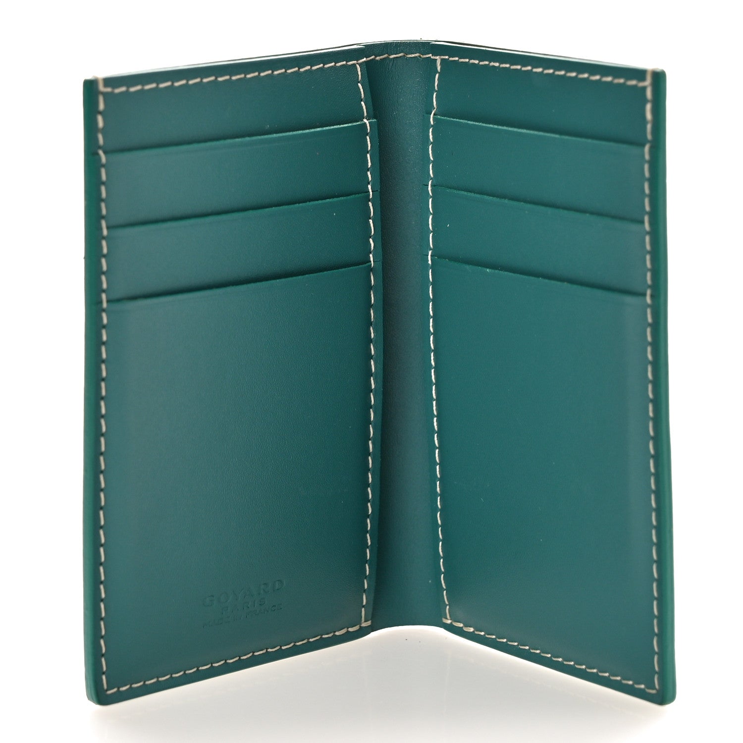 Goyard Goyardine Saint Pierre Card Holder Green 5 of 7