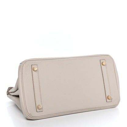 Hermes Togo Birkin 30 Gris Perle 3 of 9