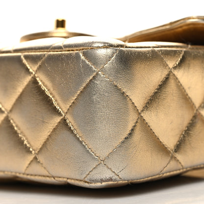 Chanel Lambskin Micro Mini Kelly Flap Bag Gold 10 of 11