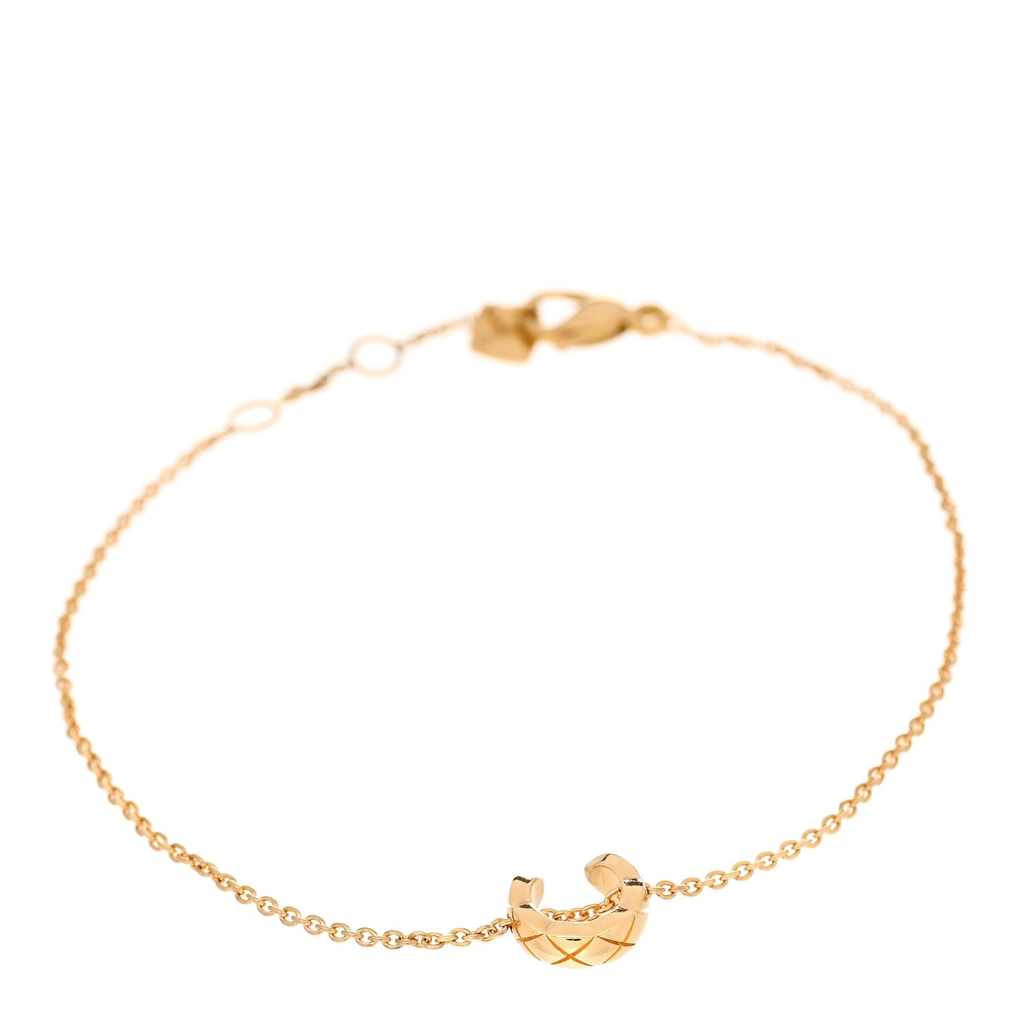 Chanel 18K Yellow Gold Coco Bracelet 1 of 5