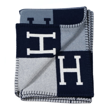 Hermes Wool Cashmere Avalon III Blanket Caban Ecru 2 of 3