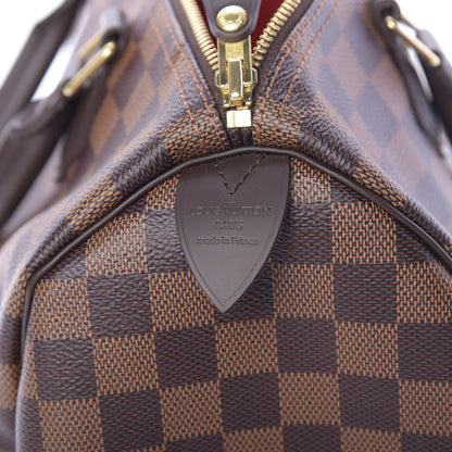 Louis Vuitton Damier Ebene Speedy 30 6 of 10