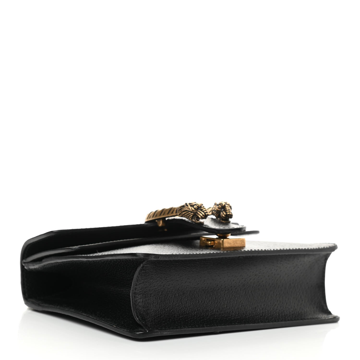 Gucci Calfskin Web Mini Dionysus Shoulder Bag Black 4 of 10