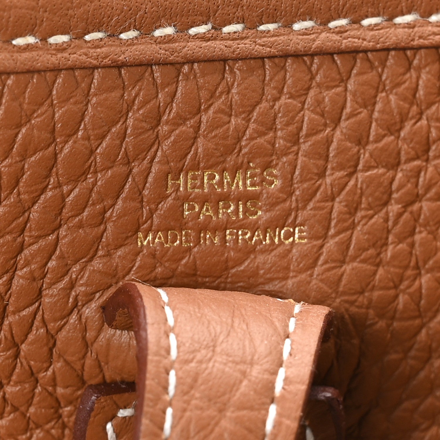 Hermes Taurillon Clemence Evelyne TPM Gold 6 of 11