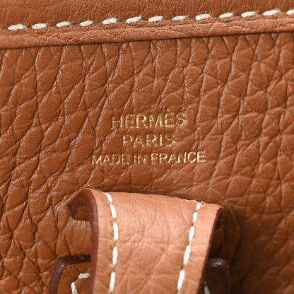 Hermes Taurillon Clemence Evelyne TPM Gold 6 of 11