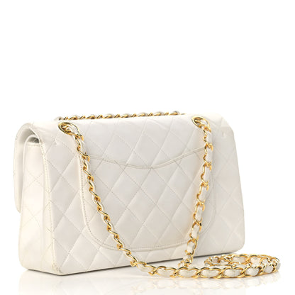 Chanel Lambskin Quilted Small Double Flap White 3 of 23