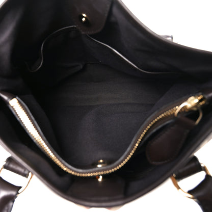 Burberry Haymarket Check Small Northfield Tote Chocolate 5 of 9