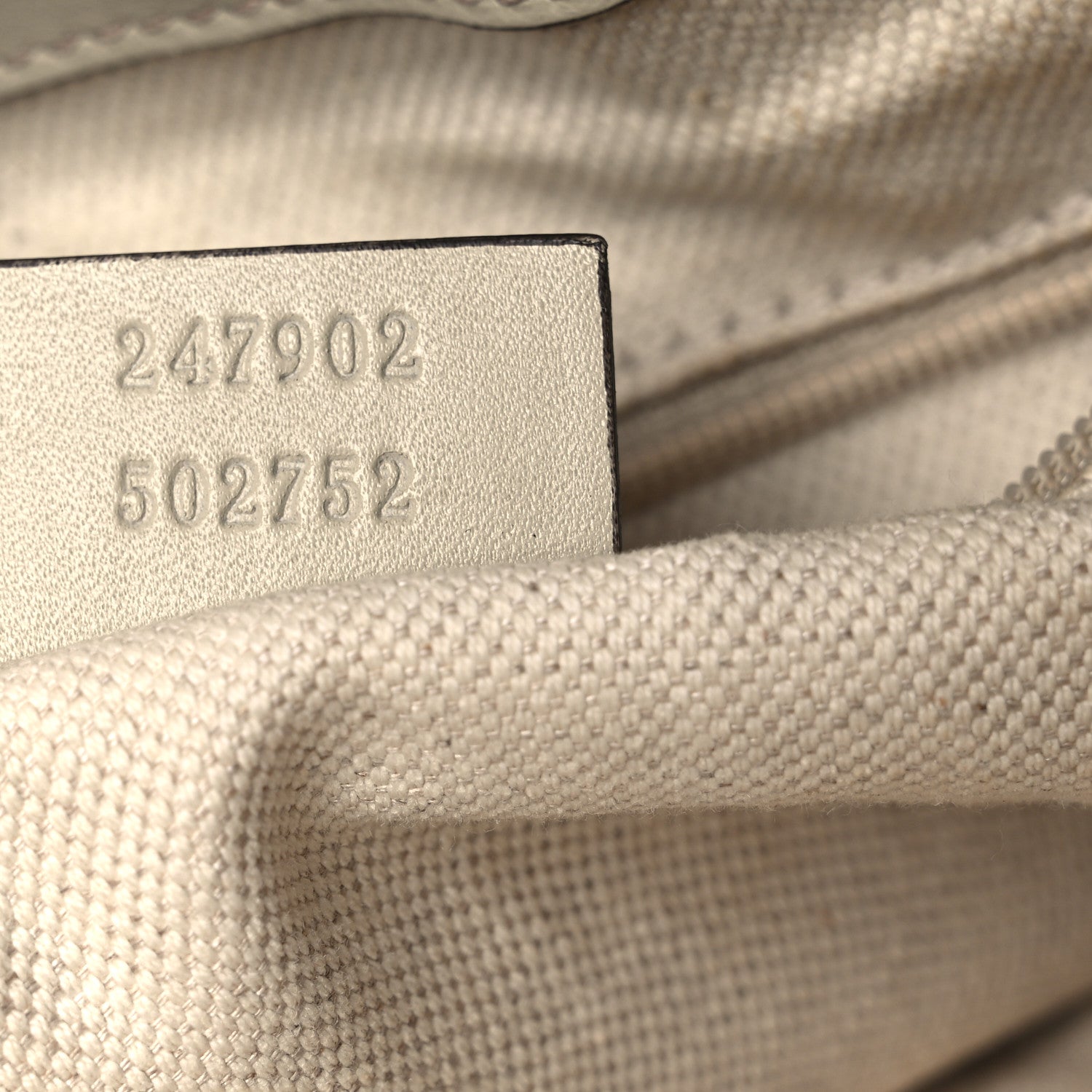 Gucci Monogram Margaux Calfskin Medium Sukey Top Handle Bag Beige Ebony Mystic White 7 of 12
