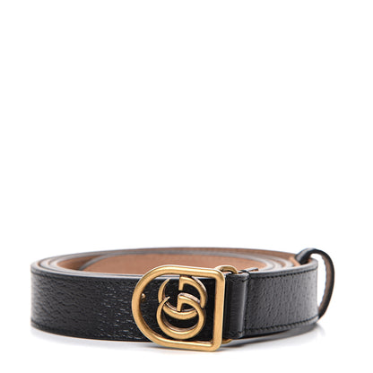 Gucci Calfskin Framed Double G Belt 105 42 Black 1 of 6