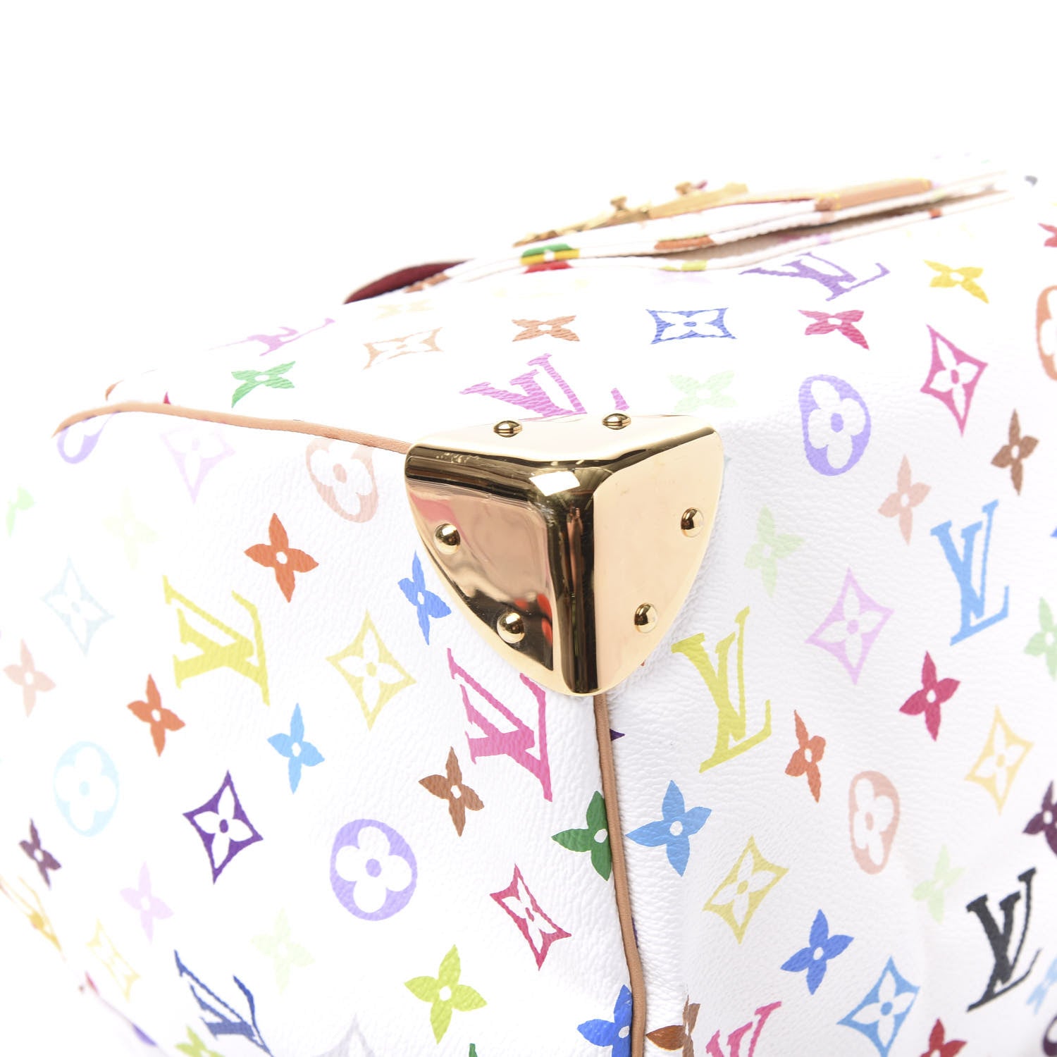 Louis Vuitton Monogram Multicolor Speedy 30 White 6 of 10
