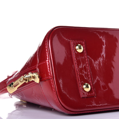 Louis Vuitton Vernis Alma BB Pomme D'Amour 8 of 9