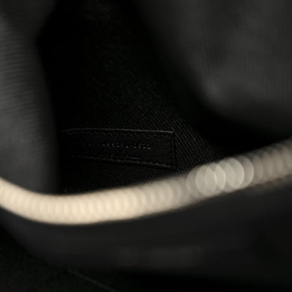 Saint Laurent Linen Calfskin Rive Gauche Tote Black 7 of 12