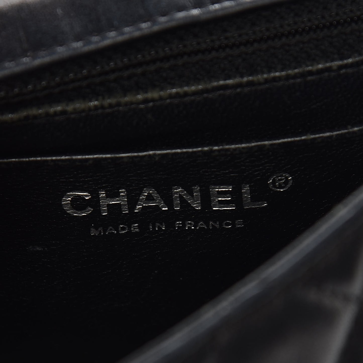 Lambskin Quilted Mini Square Flap Black