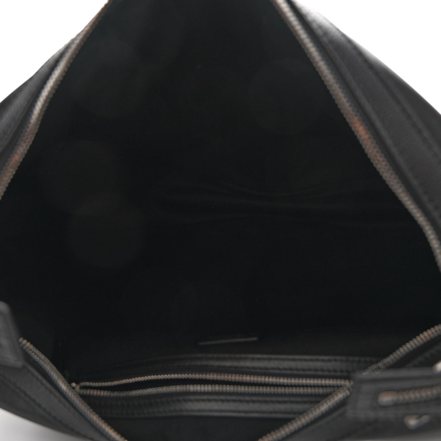 Versace Calfskin Medium Repeat Zip Hobo Black 5 of 9