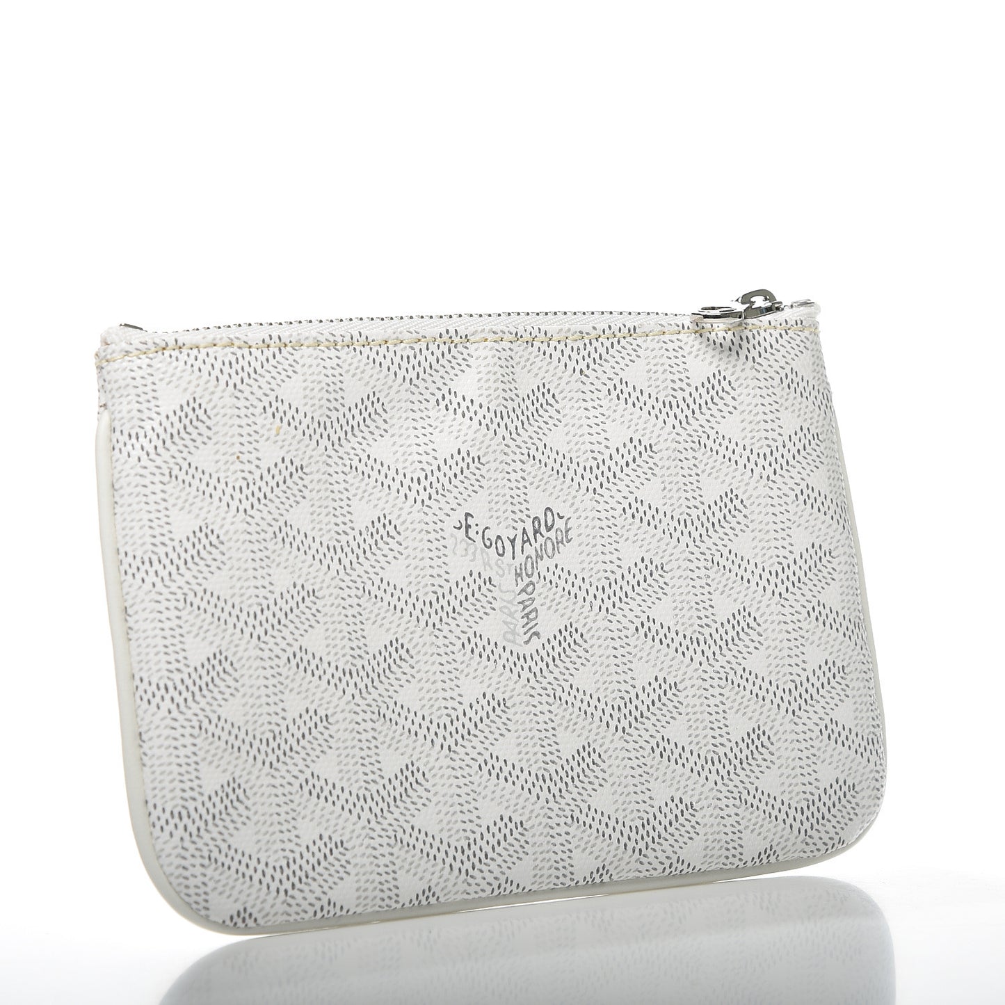 Goyardine Mini Senat Pochette White