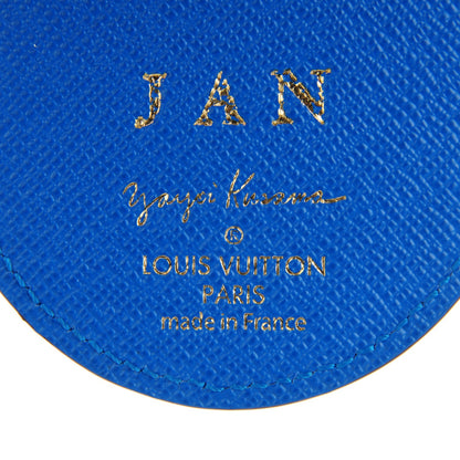 Louis Vuitton Monogram Kusama Pumpkin Dots Key Ring Blue 3 of 5