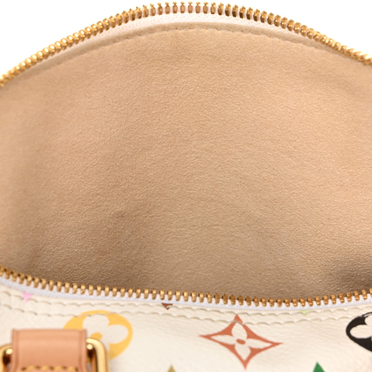 LV X TM Monogram Multicolor Speedy Bandouliere 25 White