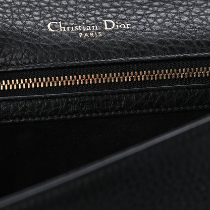 Christian Dior Grained Calfskin Medium Diorama Flap Bag Black 7 of 9