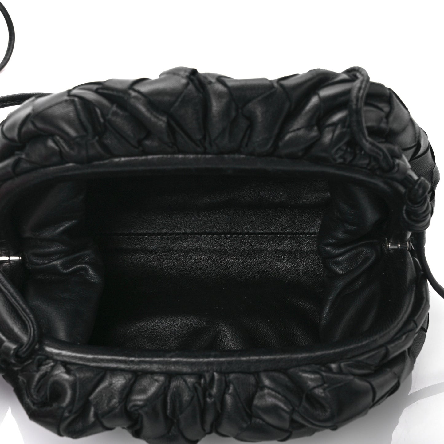 Nappa Intrecciato The Mini Pouch Black