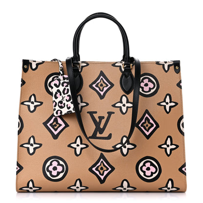 Louis Vuitton Monogram Giant Wild At Heart Onthego GM Arizona 1 of 9