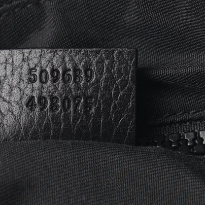Gucci Nylon Monogram Medium Flat Messenger Bag Black 7 of 9