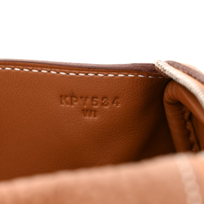 Hermes Taurillon Clemence Mini Lindy 20 Gold 7 of 11