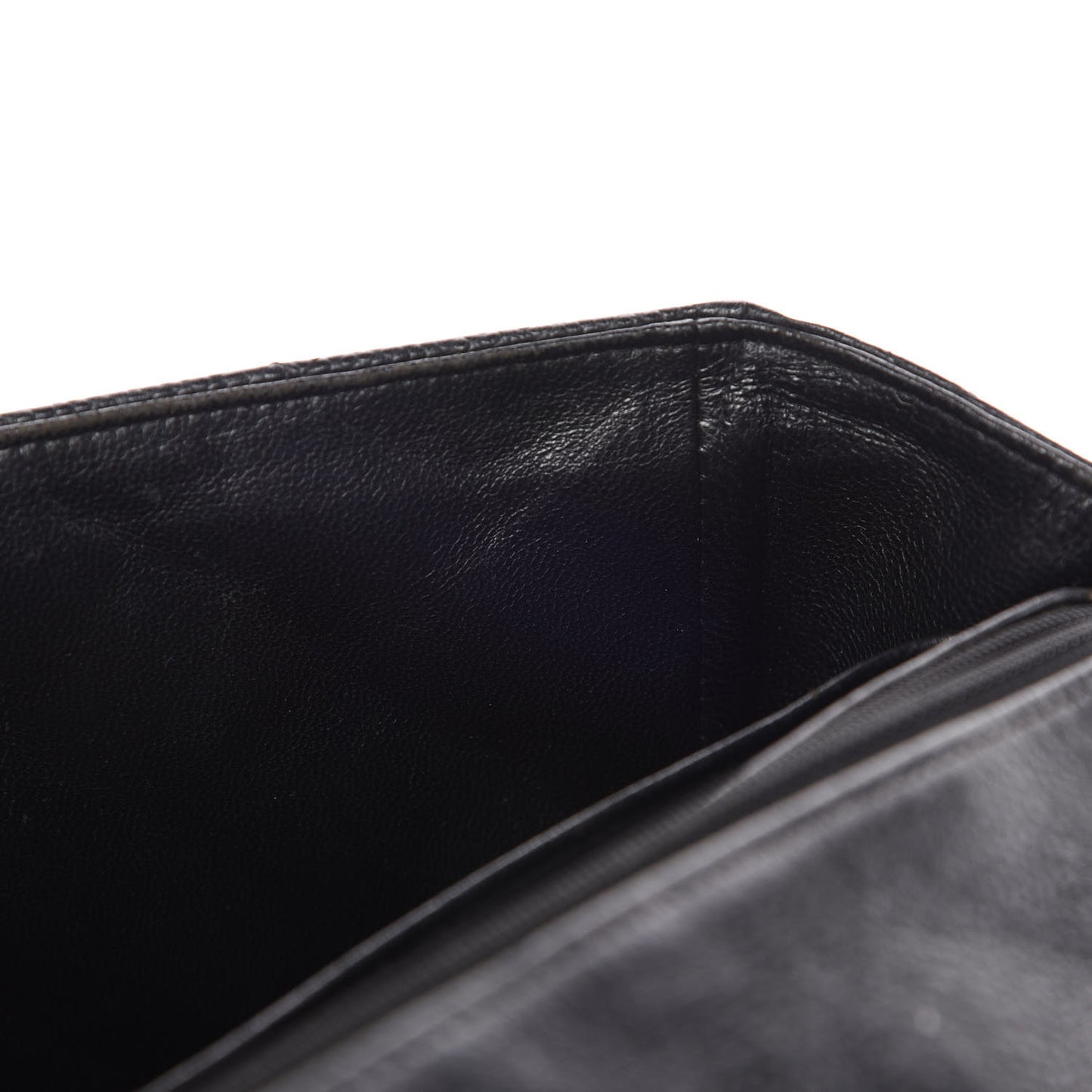 Caviar Quilted Jumbo Single Flap Black