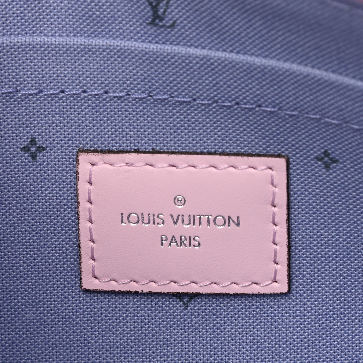Louis Vuitton Monogram Escale Neverfull MM GM Pochette Pastel 6 of 8