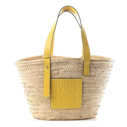 Loewe Raffia Basket Tote Bag Natural Yellow 1 of 8