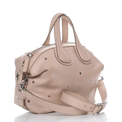 Givenchy Waxed Calfskin Small Metal Cross Nightingale Nude Pink 4 of 14