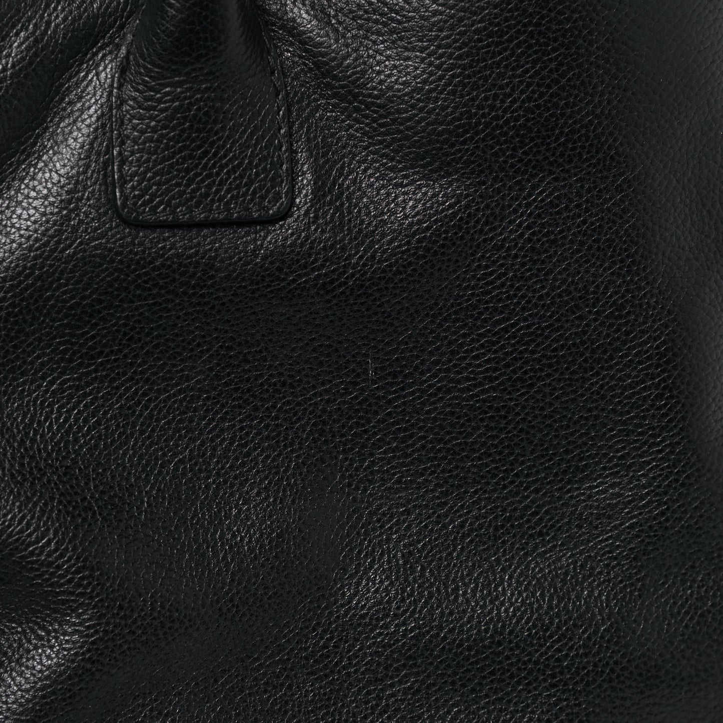 Calfskin Cerf Executive Shopper Tote Black