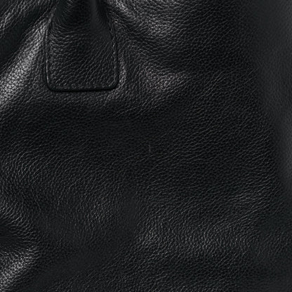 Chanel Calfskin Cerf Executive Shopper Tote Black 17 of 18