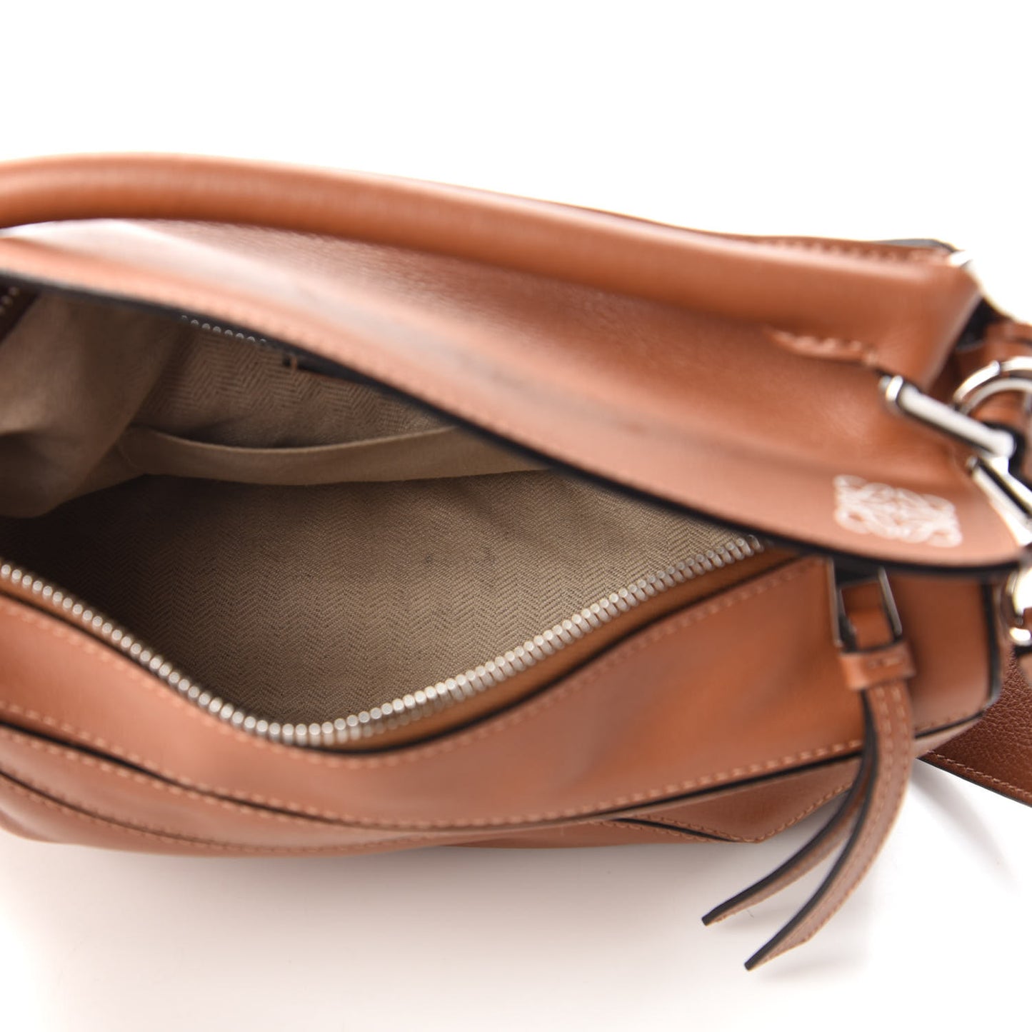 Calfskin Small Puzzle Bag Tan
