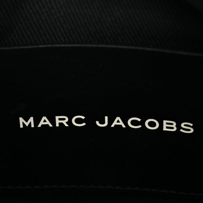 Marc Jacobs Calfskin Striped Mini The Traveler Tote Bag Black White 6 of 10
