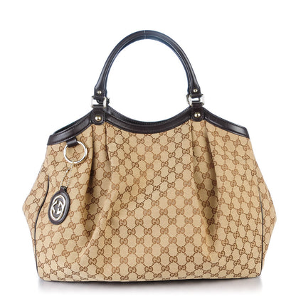 Gucci Monogram Large Sukey Tote Dark Brown 1 of 7