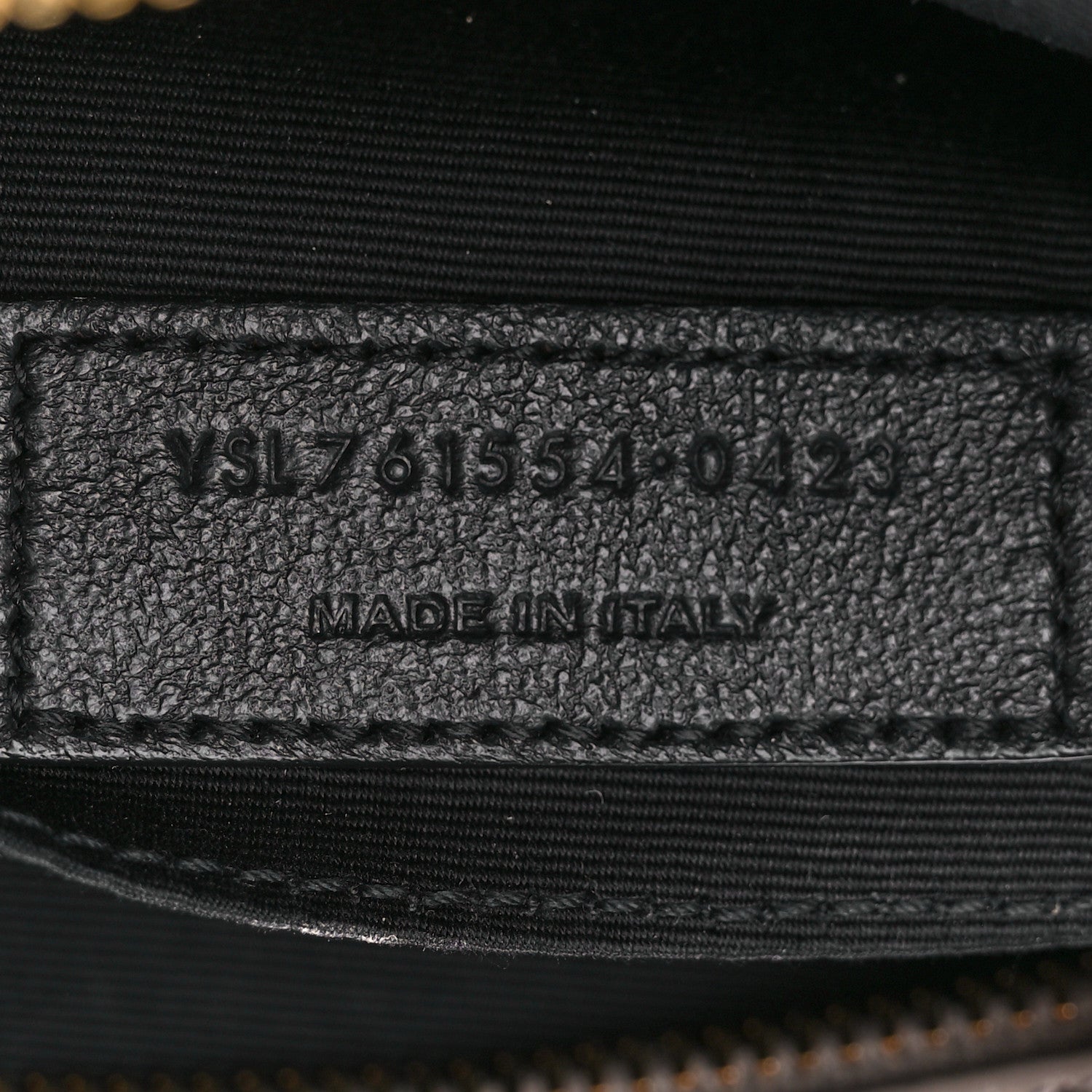Saint Laurent Calfskin Matelasse Monogram Lou Camera Bag Greyish Brown 7 of 10