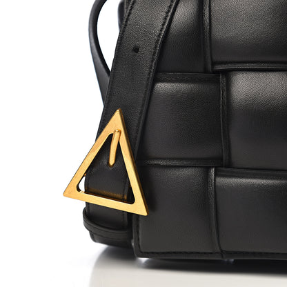 Bottega Veneta Paper Calfskin Maxi Intreccio Padded Cassette Crossbody Bag Black 9 of 9