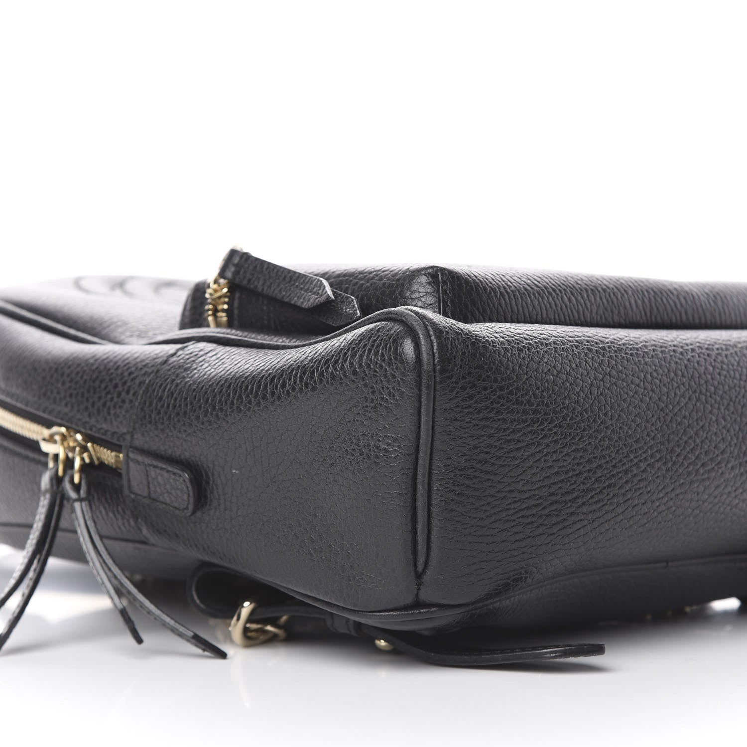 Gucci Pebbled Calfskin Soho Chain Backpack Black 5 of 16